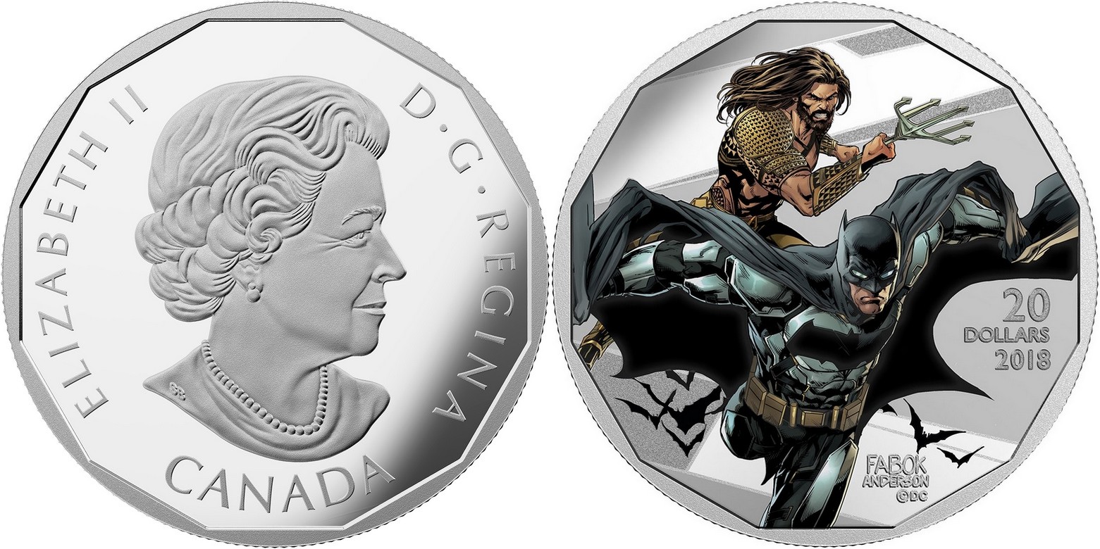 canada 2018 ligue des justiciers batman & aquaman