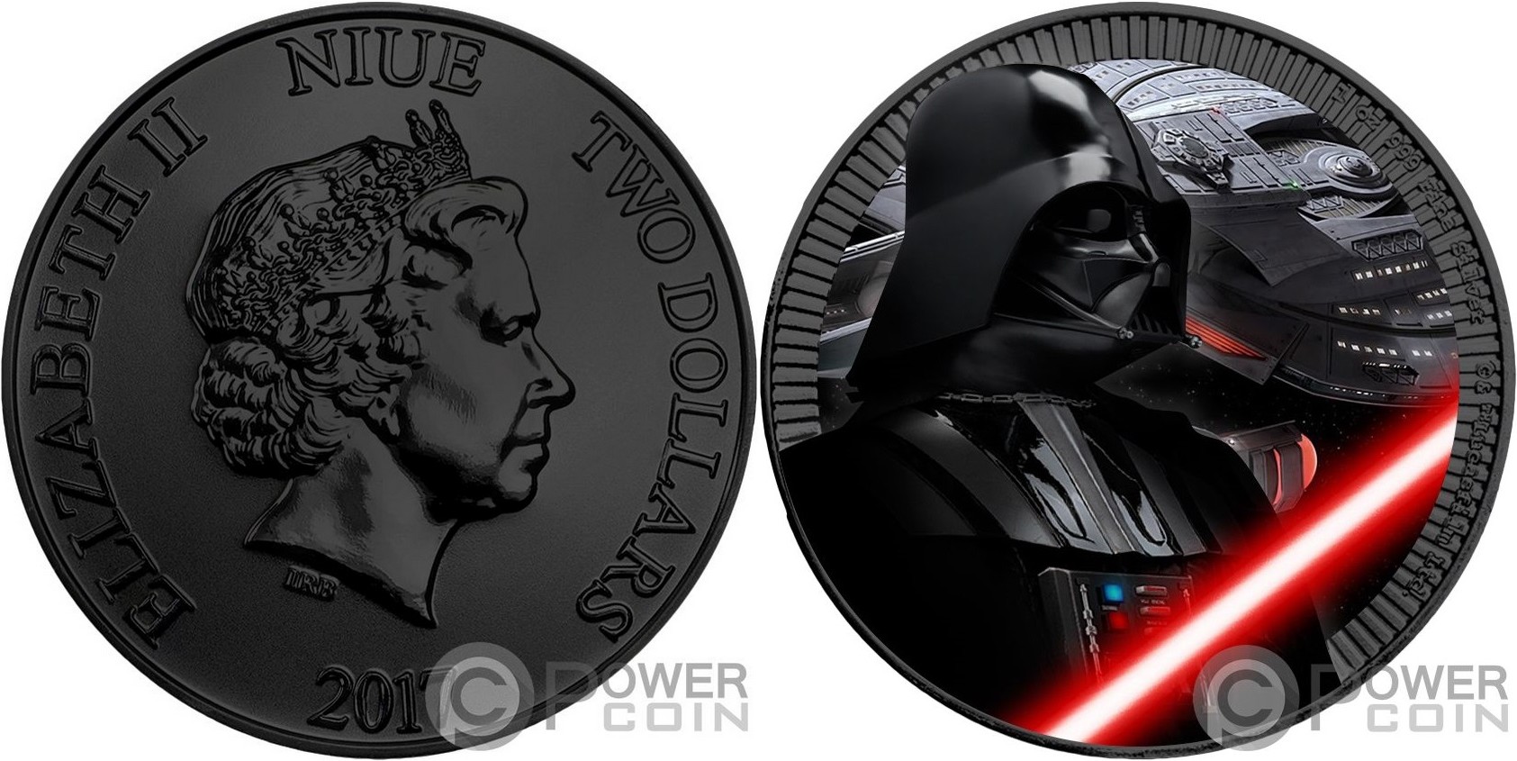 niue 2017 darth vader ruthenium