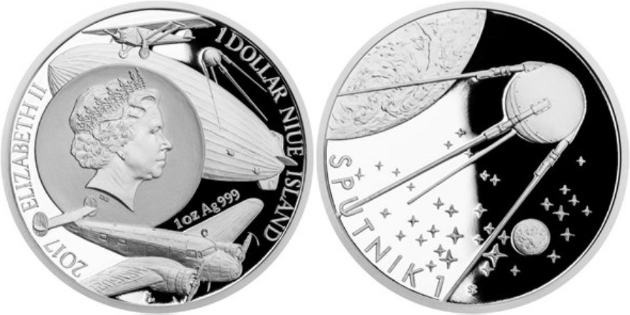 niue 2017 sputnik 1