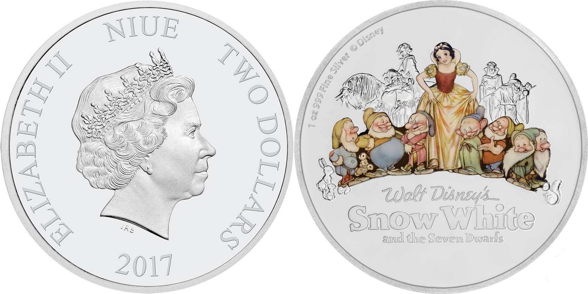niue 2017 disney blanche neige et les 7 nains
