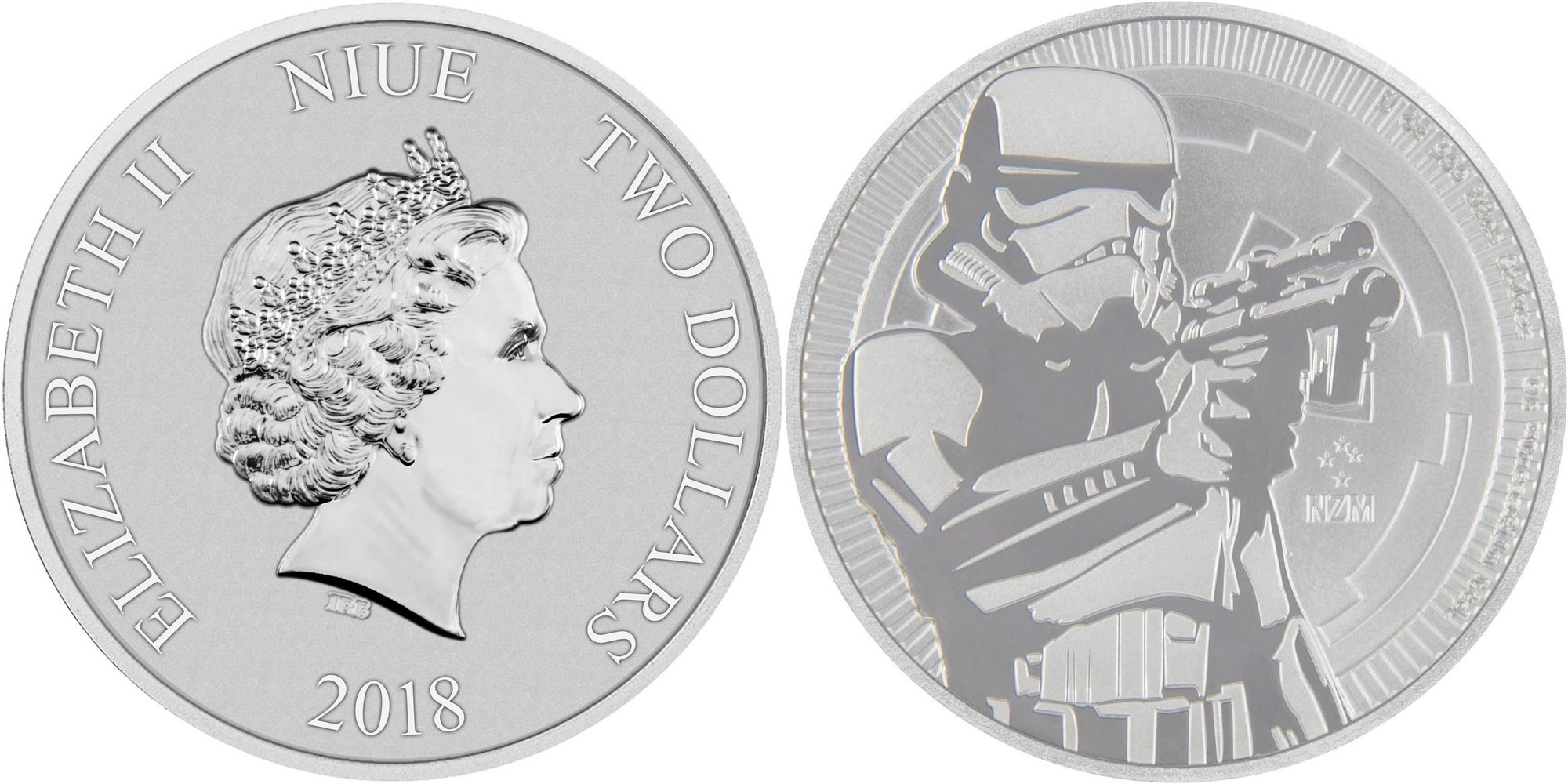niue 2018 star wars stormtrooper BU