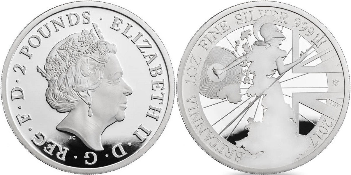 angleterre 2017 britannia 1 oz