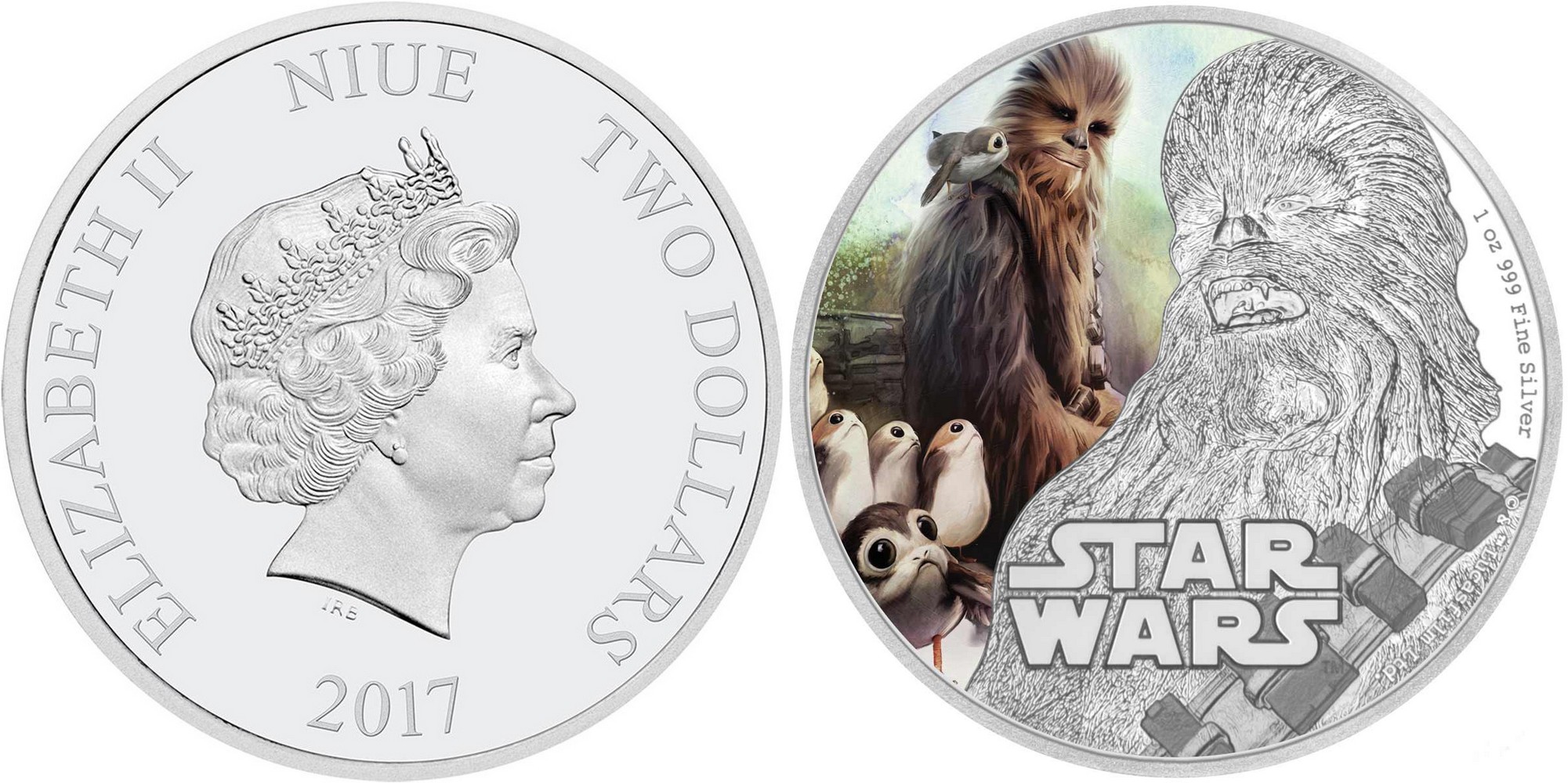 niue 2017 star wars chewbacca
