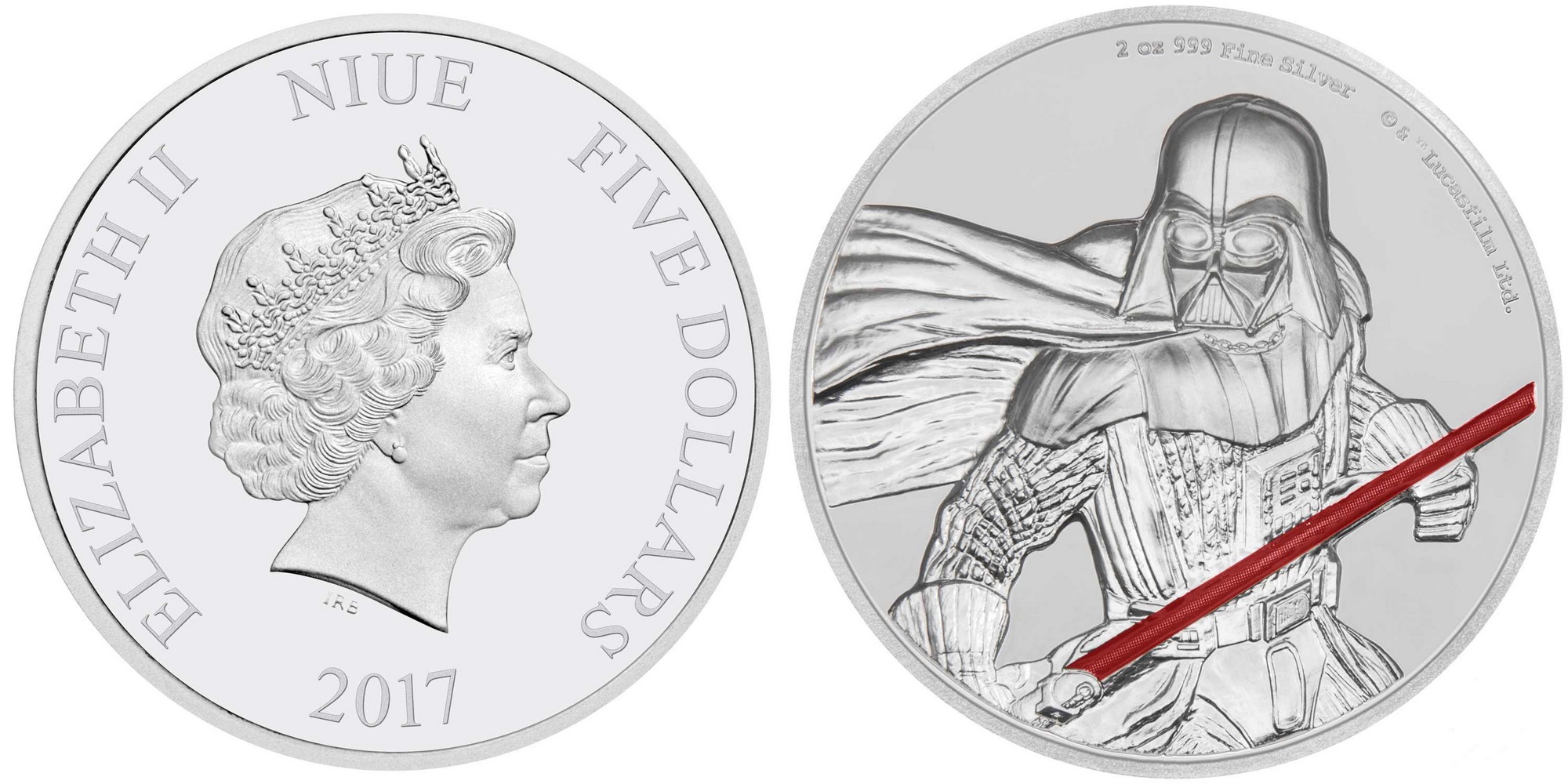 niue 2017 star wars darth vador 2 oz
