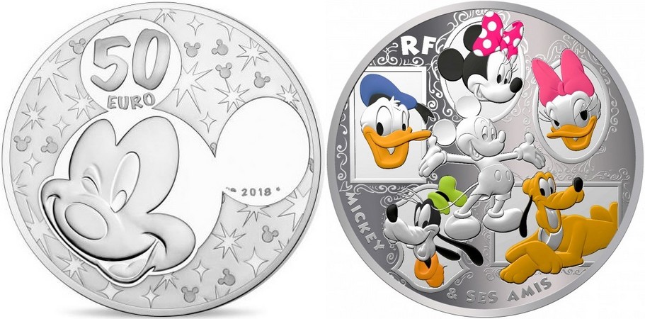 france 2018 mickey et ses amis 5 oz