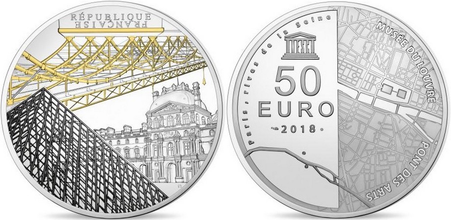 france 2018 unesco louvre 5 oz