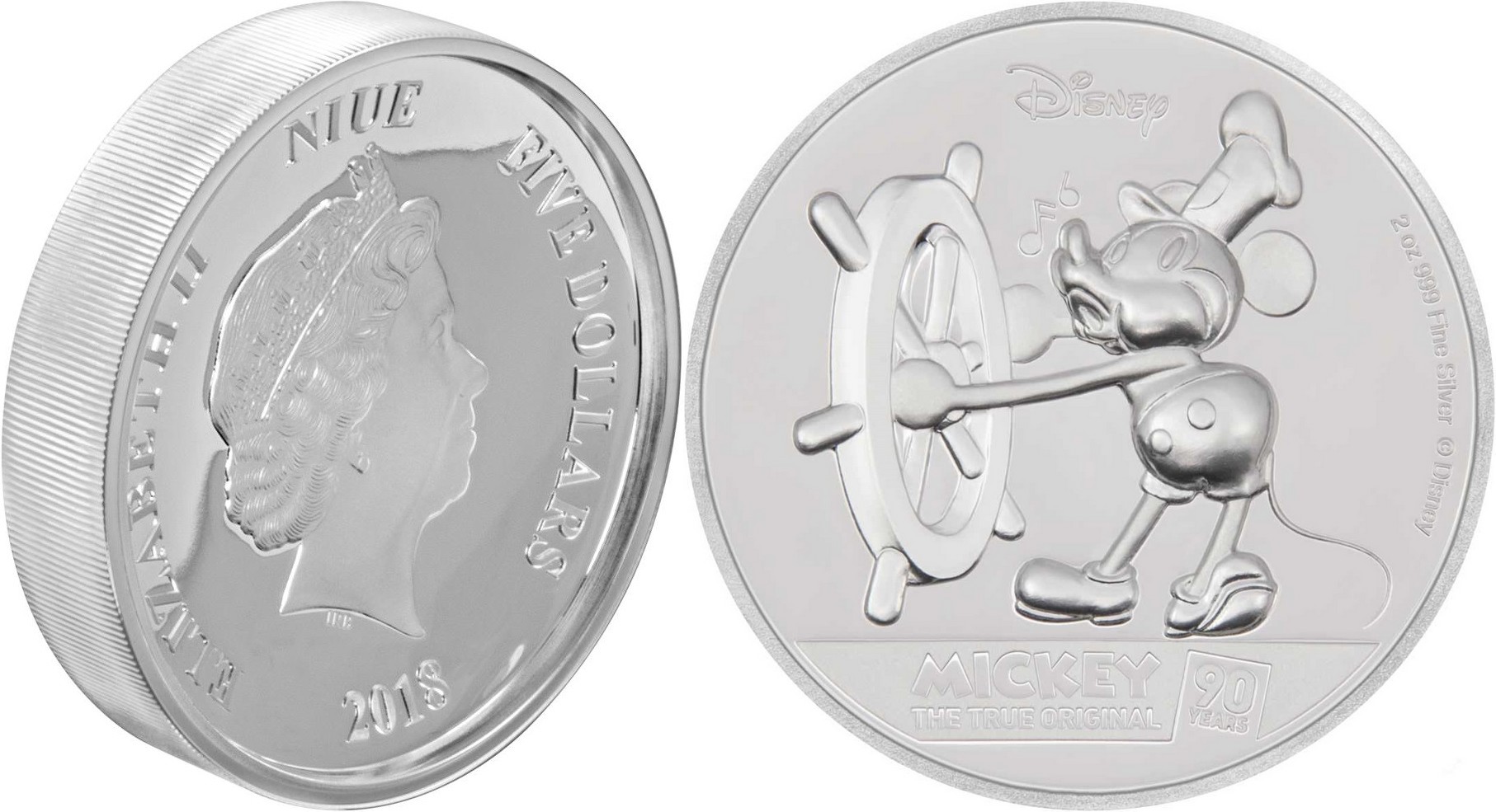 niue 2018 90 ans de mickey 2 oz