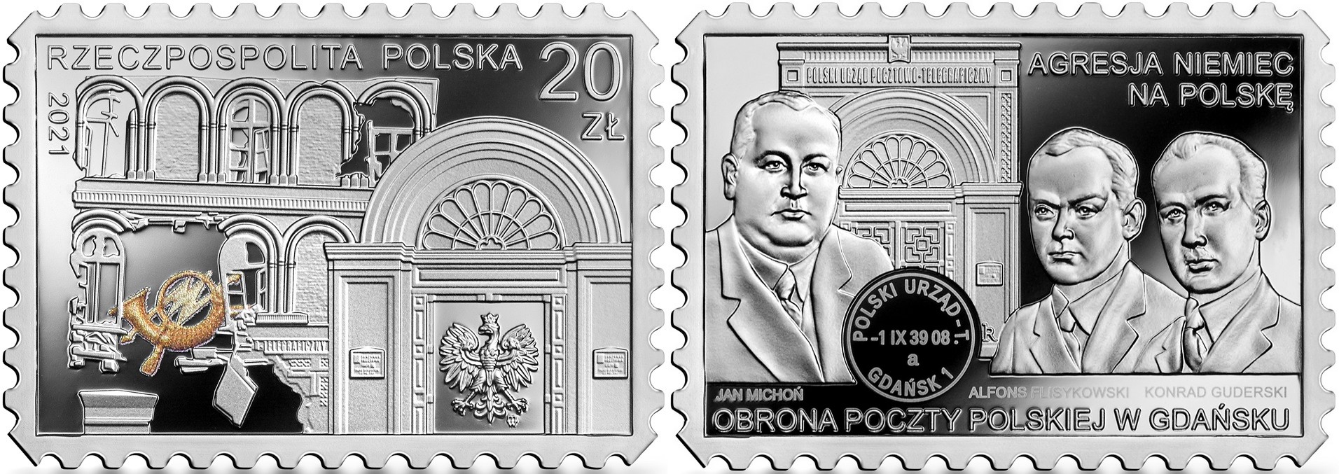 pologne-2021-defense-de-la-poste-polonaise-a-gdansk