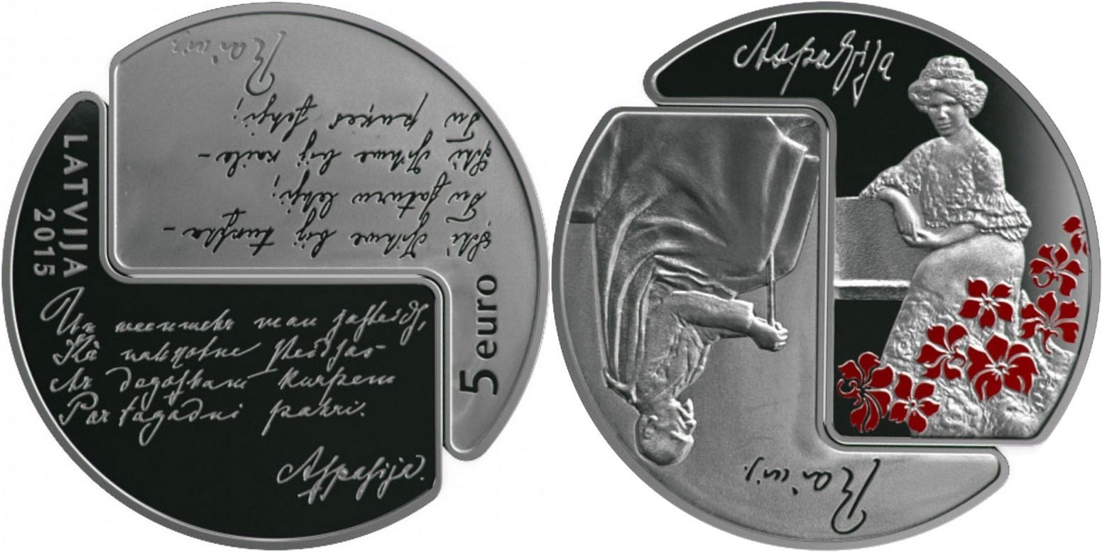 lettonie 2015 rainis & aspazija