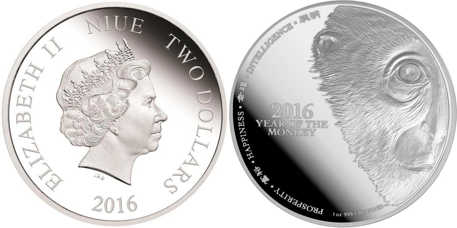 niue 2016 singe MZ mint