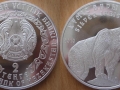 KAZAKHSTAN 2 TENGE 2010 - SILVER IRBIS